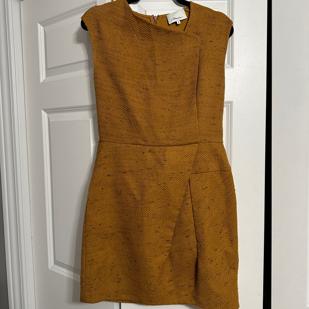 Phillips Jim sz. 8 mustard yellow dress